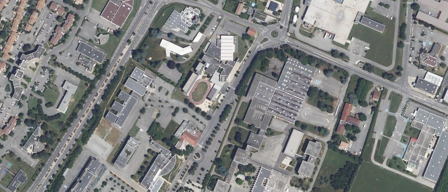 Vue aérienne de Lycée Montplaisir