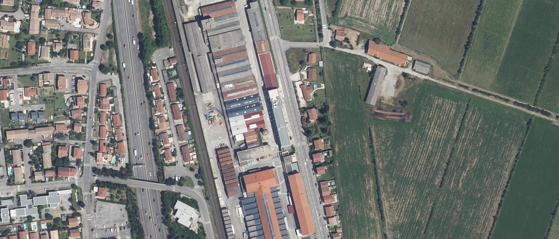 Vue aérienne de Lycée agricole Le Valentin