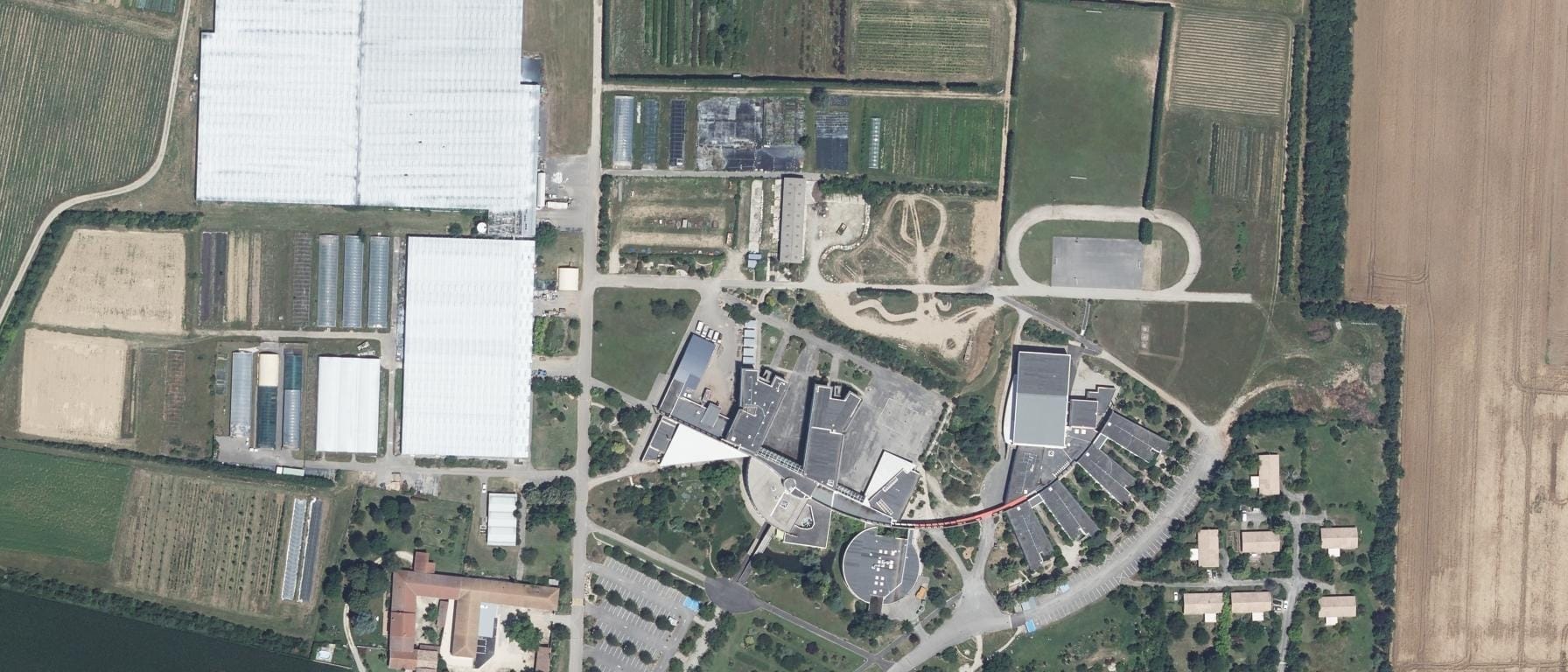 Vue aérienne de Lycée agricole De Romans Sur Isere