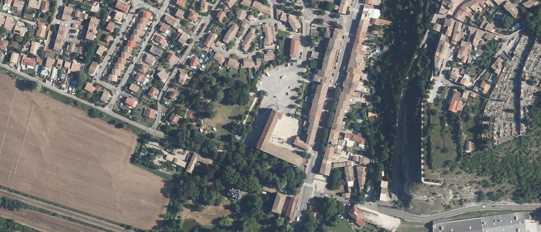 Vue aérienne de BTP CFA DROME ARDECHE