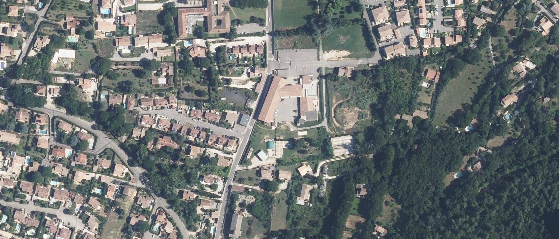 Vue aérienne de Lycée Drôme Provençale