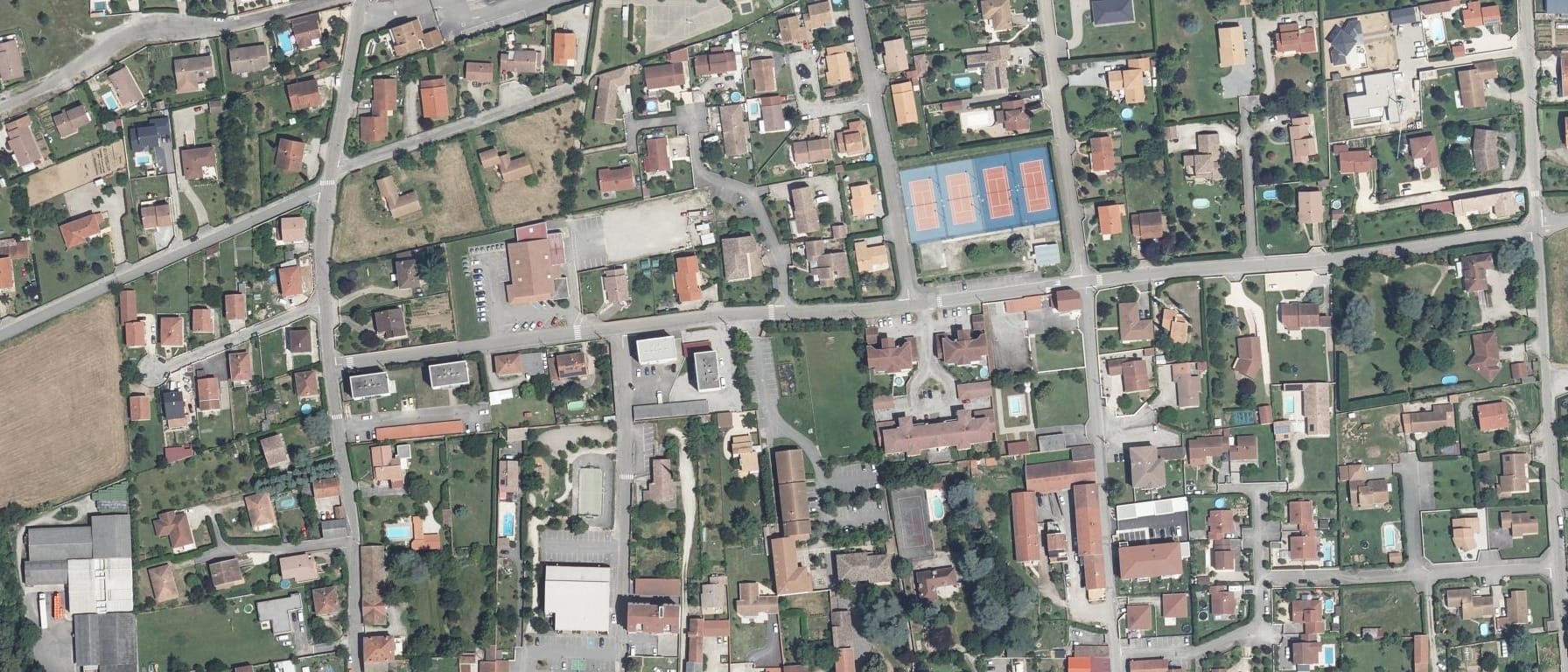 Vue aérienne de MFR Anneyron