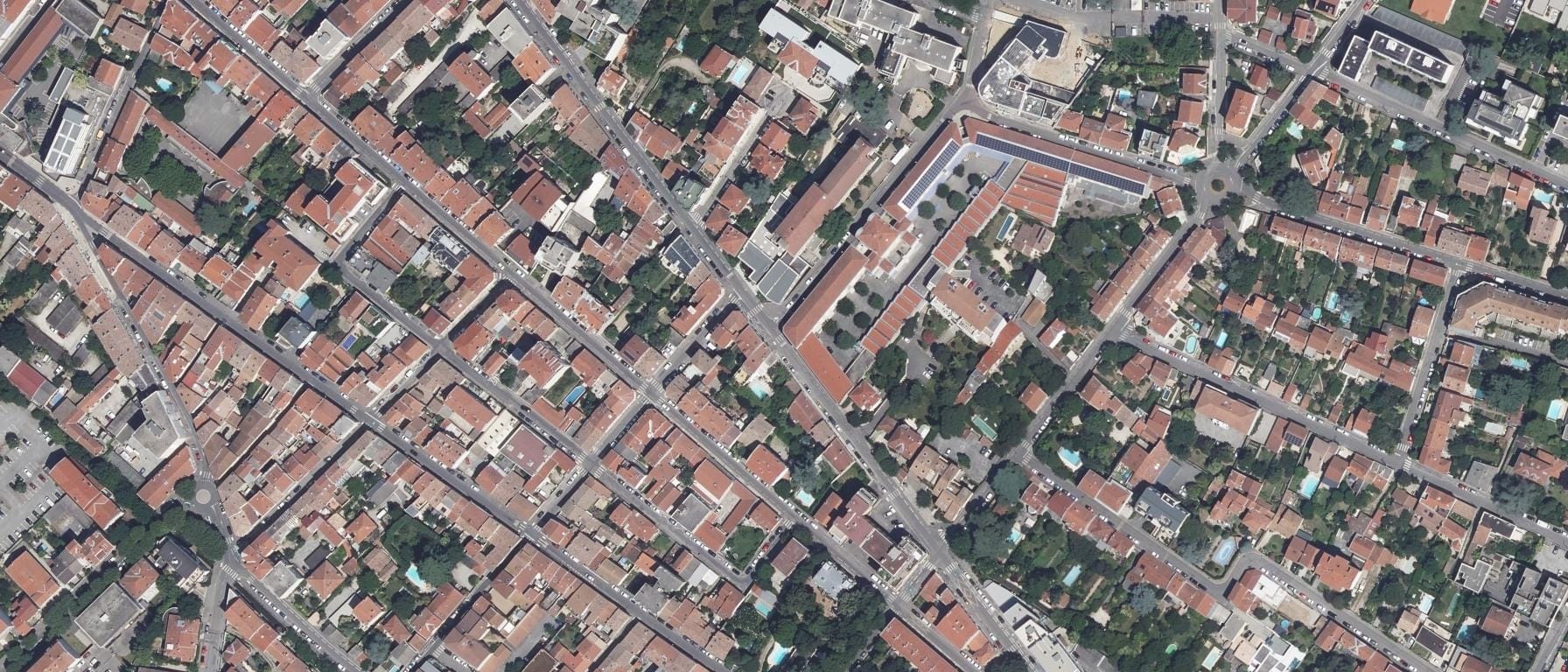 Vue aérienne de Lycée professionnel Amblard