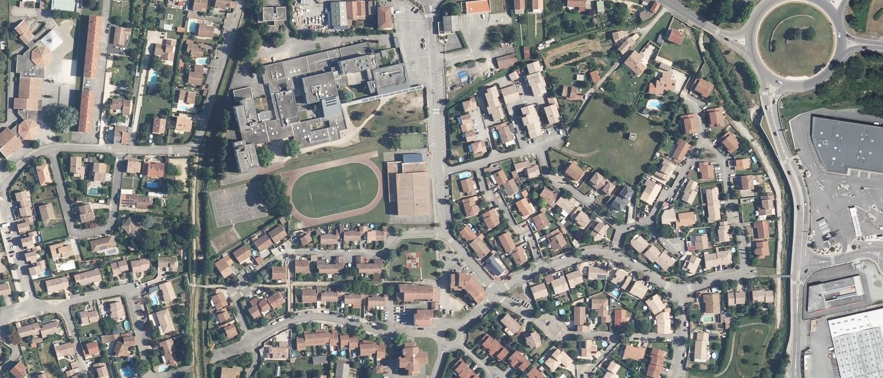 Vue aérienne de Lycée professionnel Hotelier De L'Hermitage