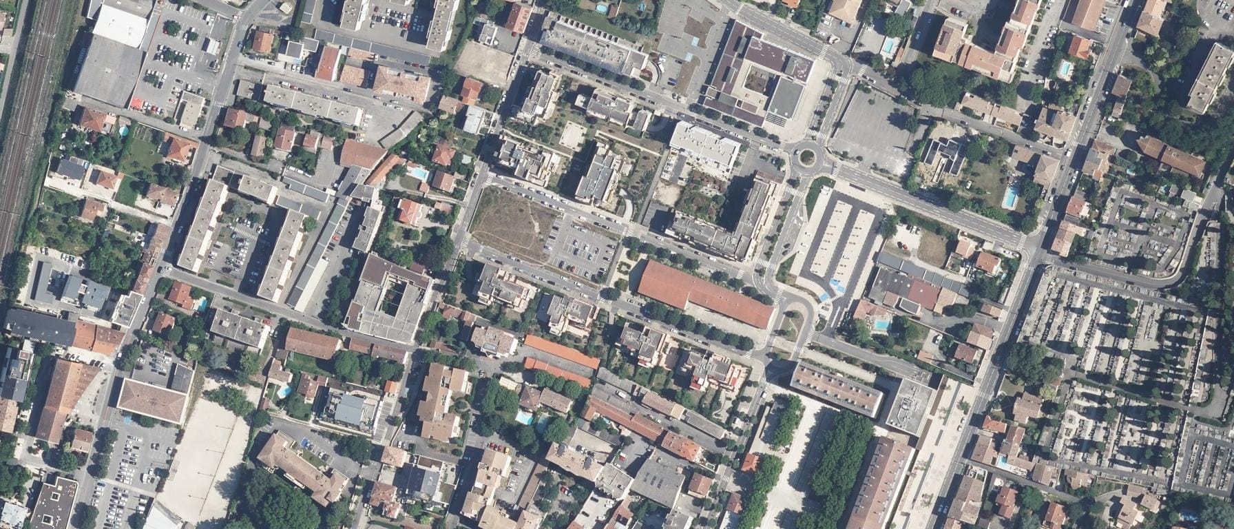 Vue aérienne de IFSI du CH de Montélimar