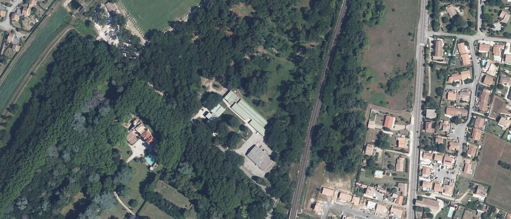 Vue aérienne de CENTRE DE FORMATION PROFESSIONNELLE FORESTIERE - CCI DE LA DROME