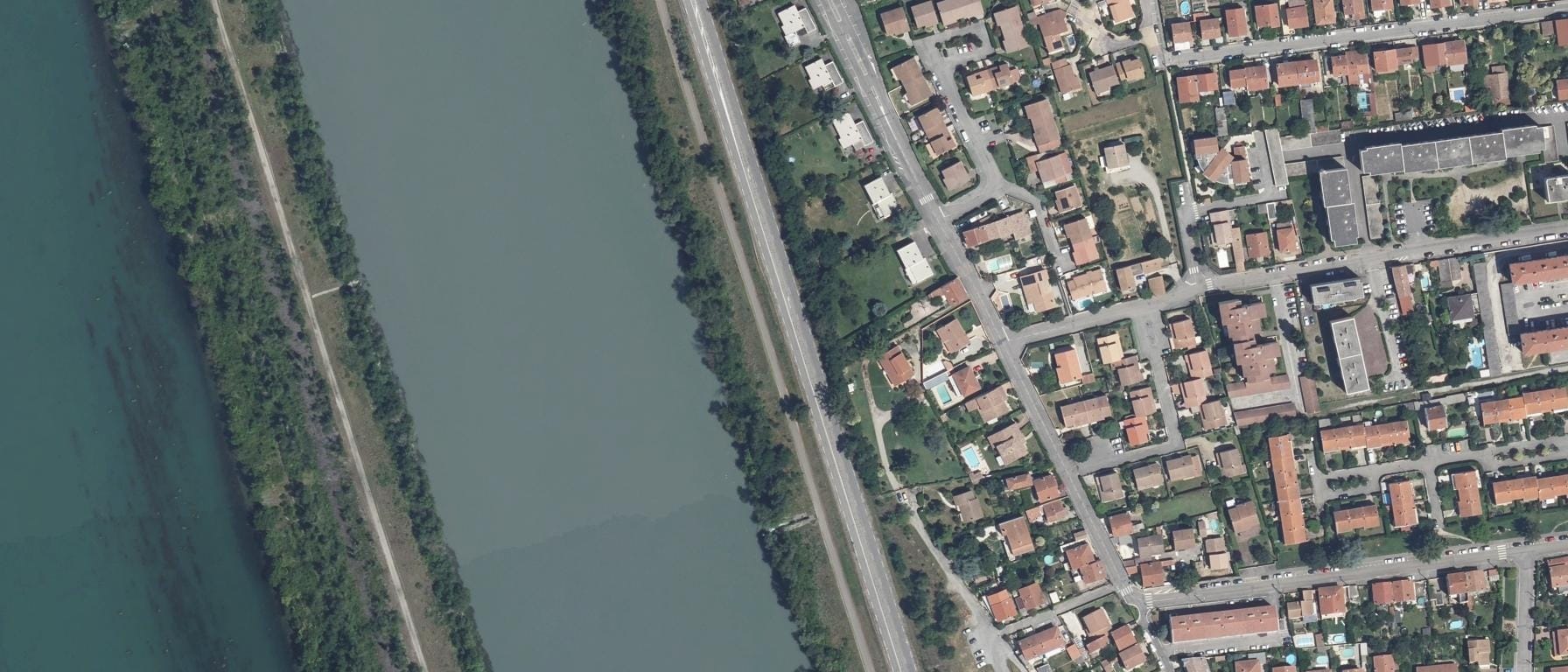 Vue aérienne de CFPPA de Bourg Les Valence