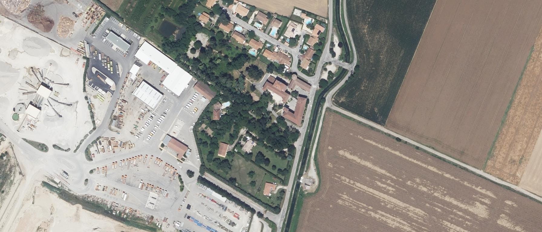 Vue aérienne de MFREO de Bourg de Péage