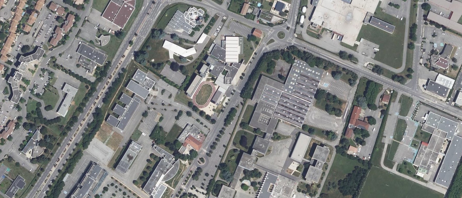 Vue aérienne de CENTRE DE FORMATION CONTINUE MONTPLAISIR