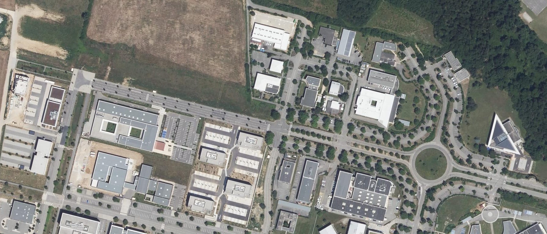 Vue aérienne de CFAI Loire-Drôme-Ardèche - site de Valence