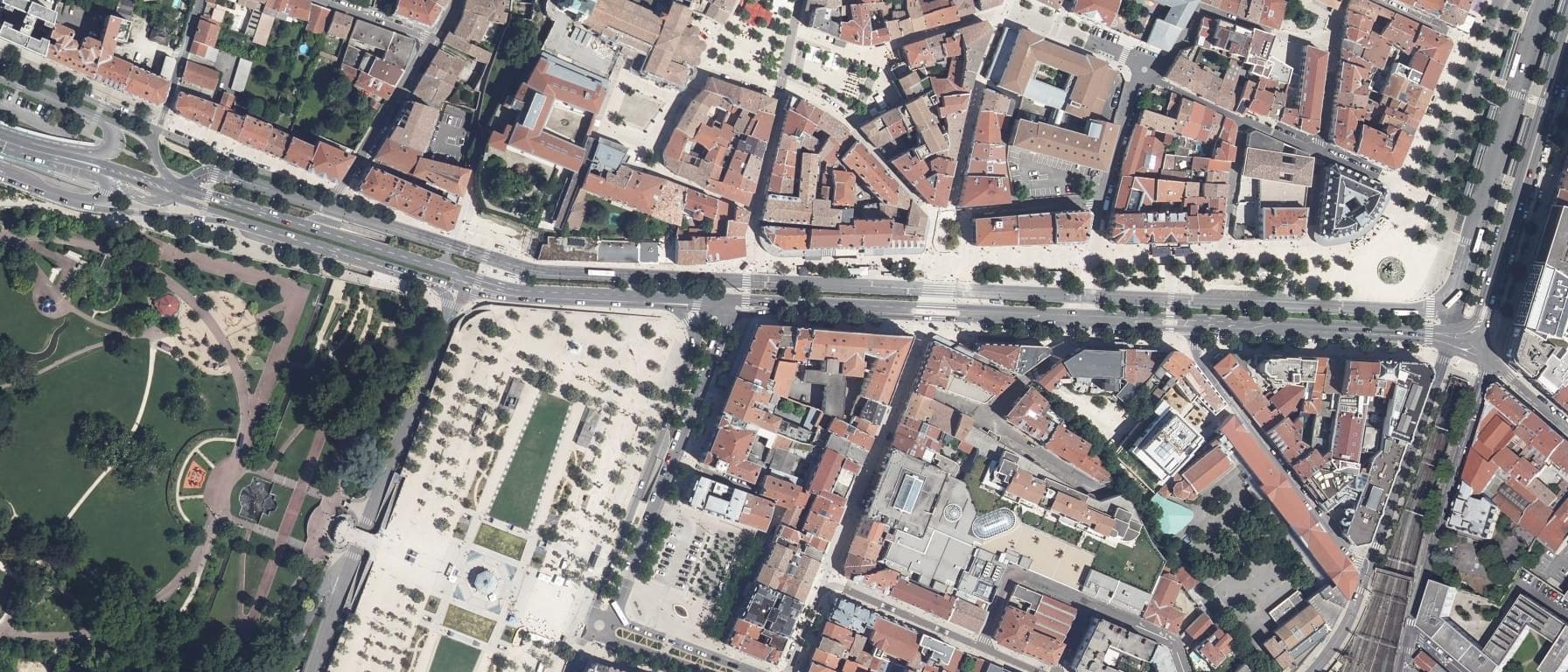 Vue aérienne de Centre de formation d'apprentis ECEMA - VALENCE