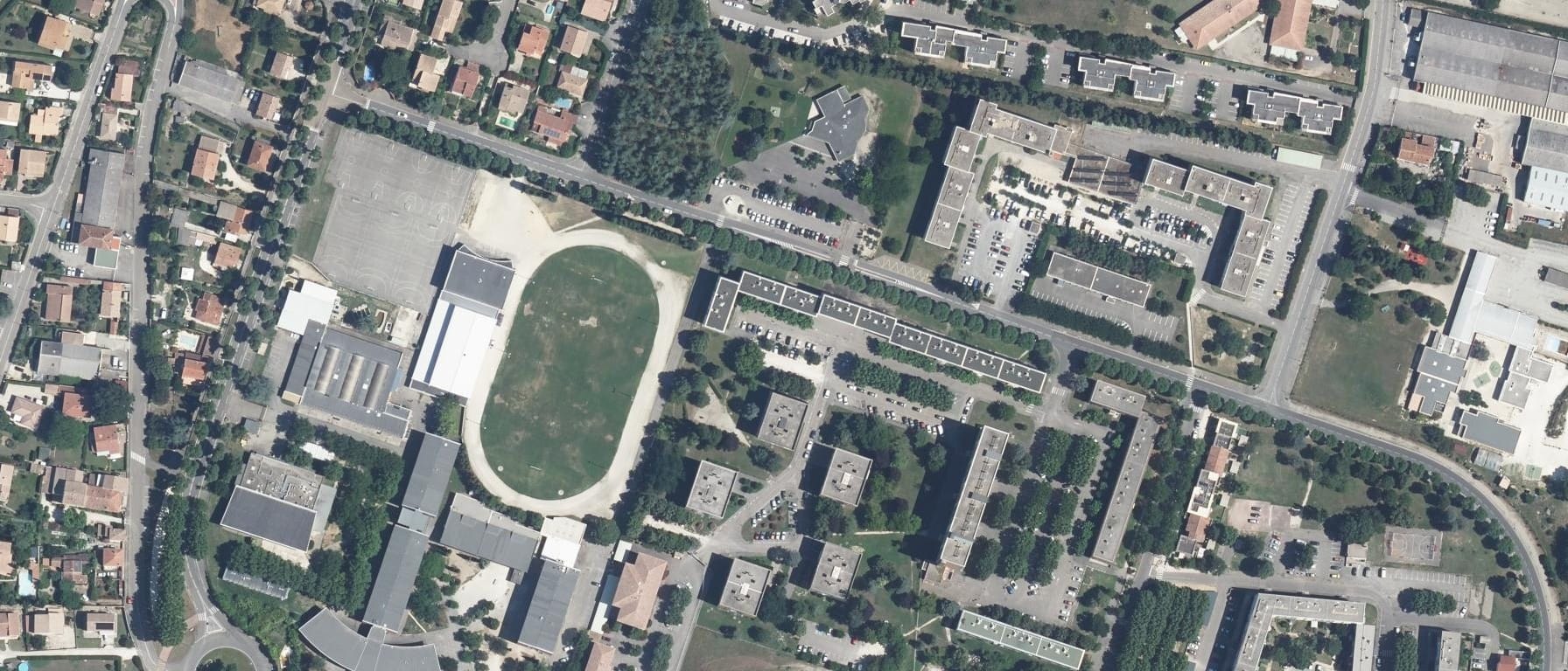 Vue aérienne de CAMPUS ALTERNANCE DROME PROVENCE - CFA IFIR (Pierrelatte - 26)