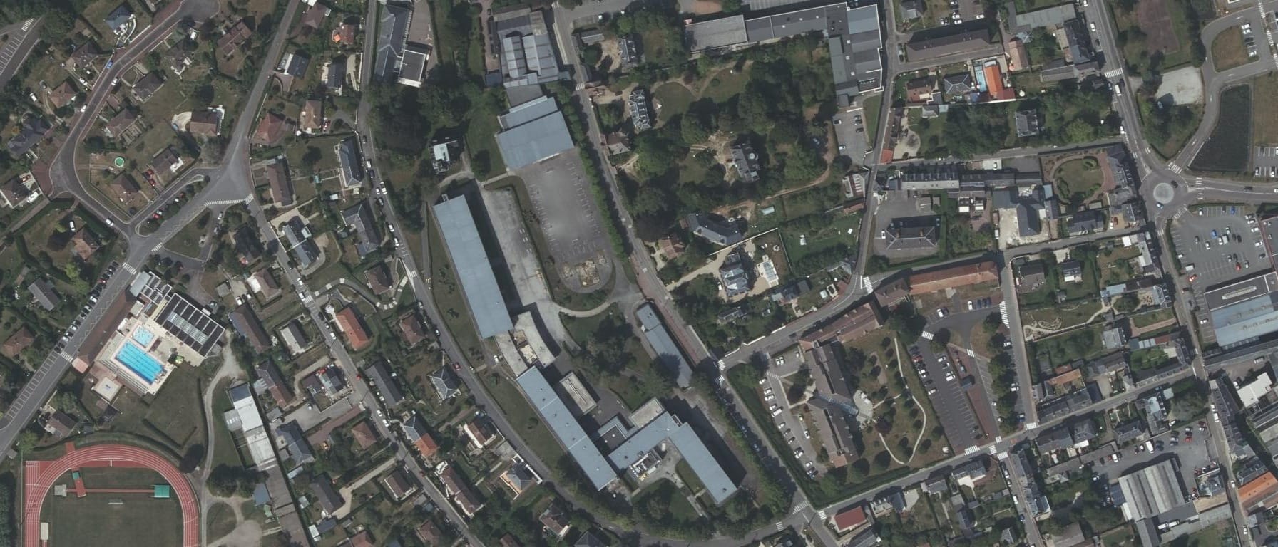 Vue aérienne de Lycée Augustin Fresnel