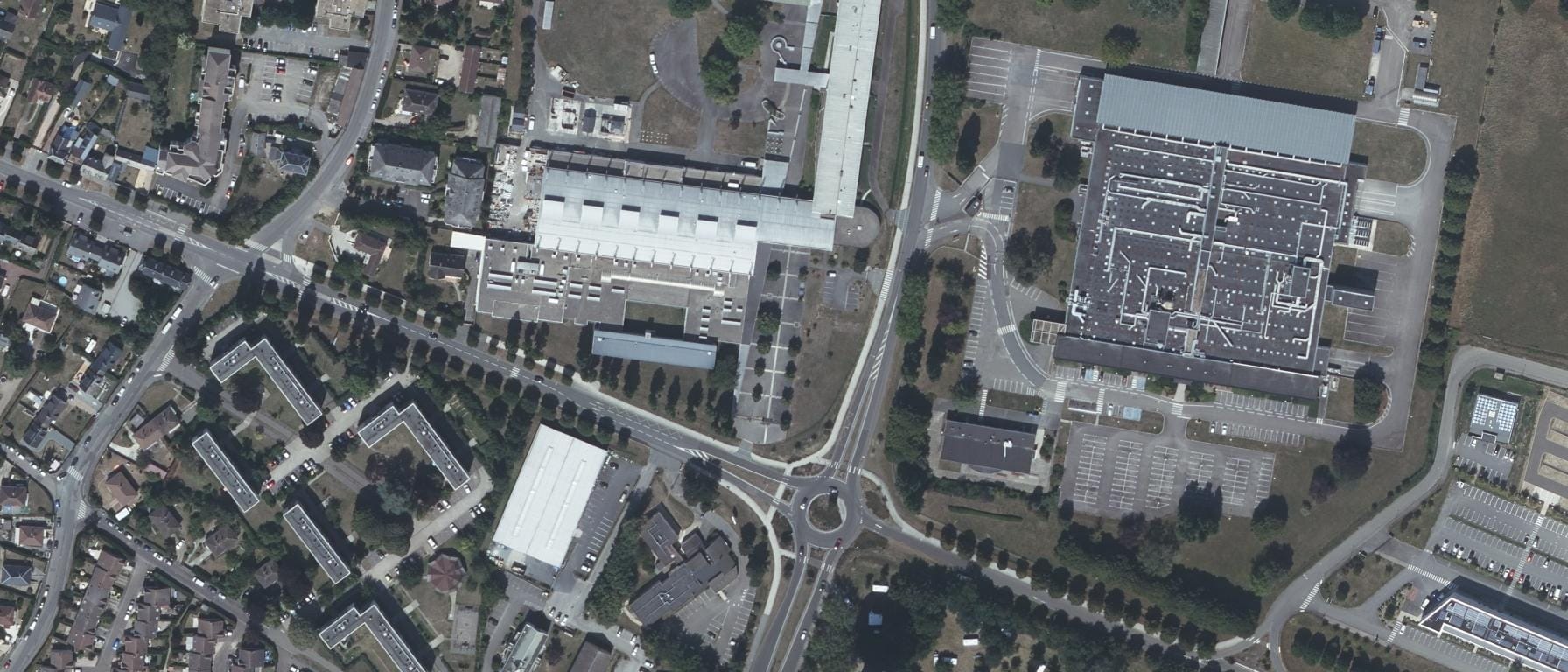 Vue aérienne de Lycée professionnel Augustin Hebert