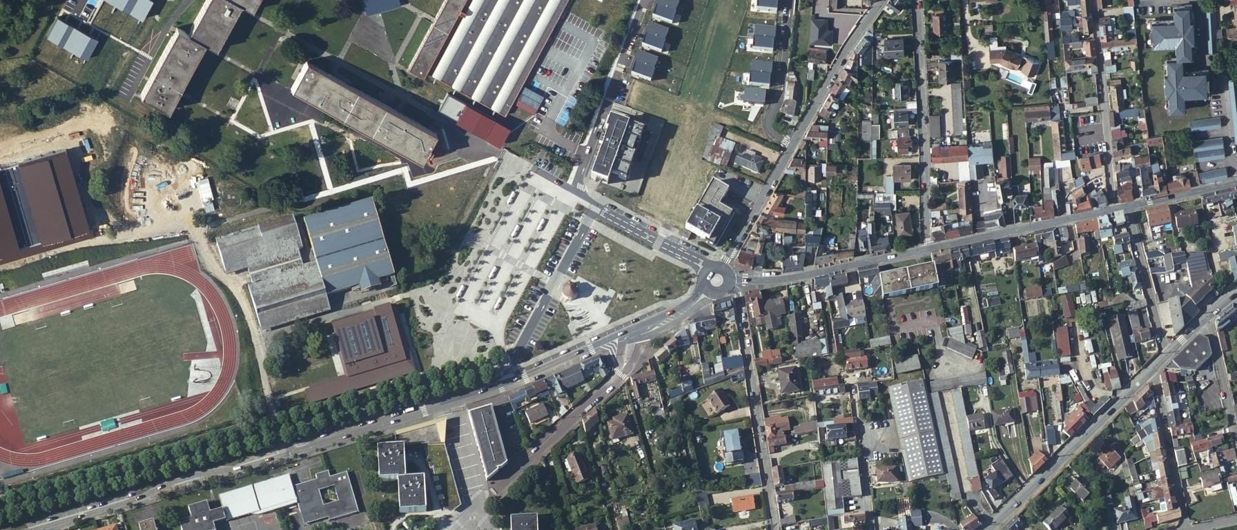 Vue aérienne de IFPRA - Lycée Les Fontennelles