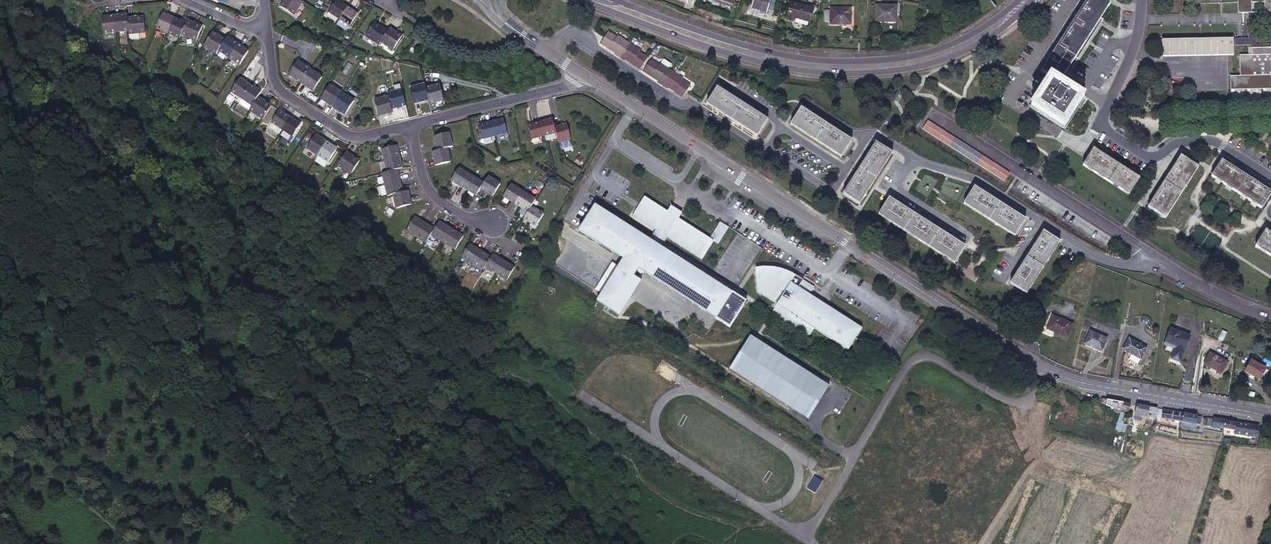 Vue aérienne de Lycée Saint-Ouen