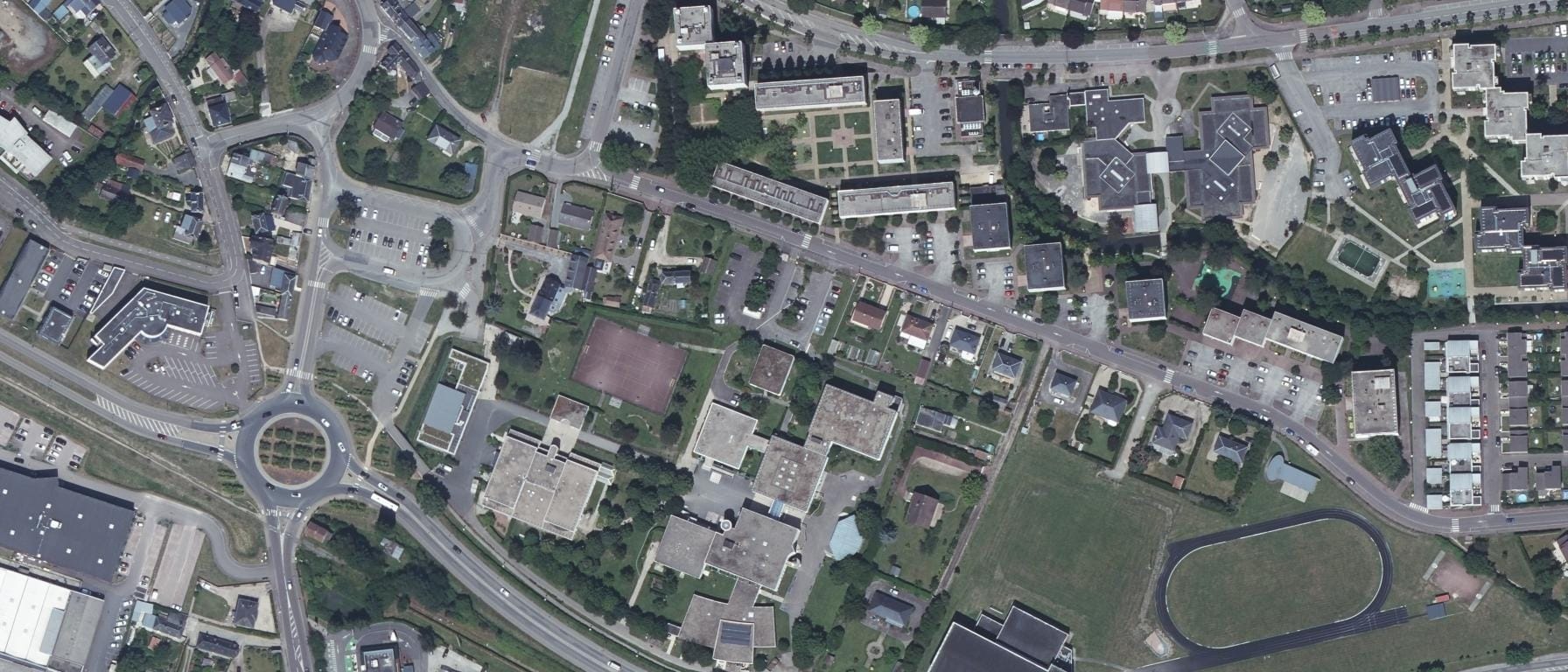 Vue aérienne de Lycée Jacques Prevert