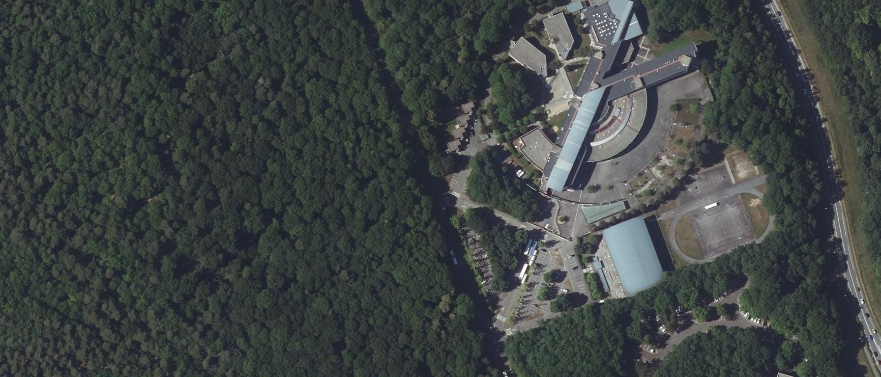 Vue aérienne de Lycée Léopold Sédar Senghor