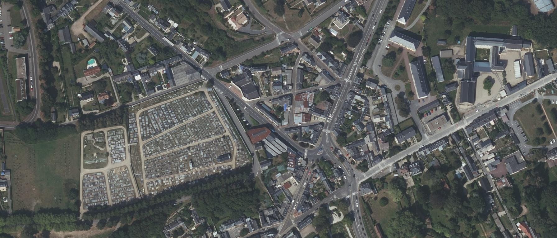 Vue aérienne de Lycée Clément Ader