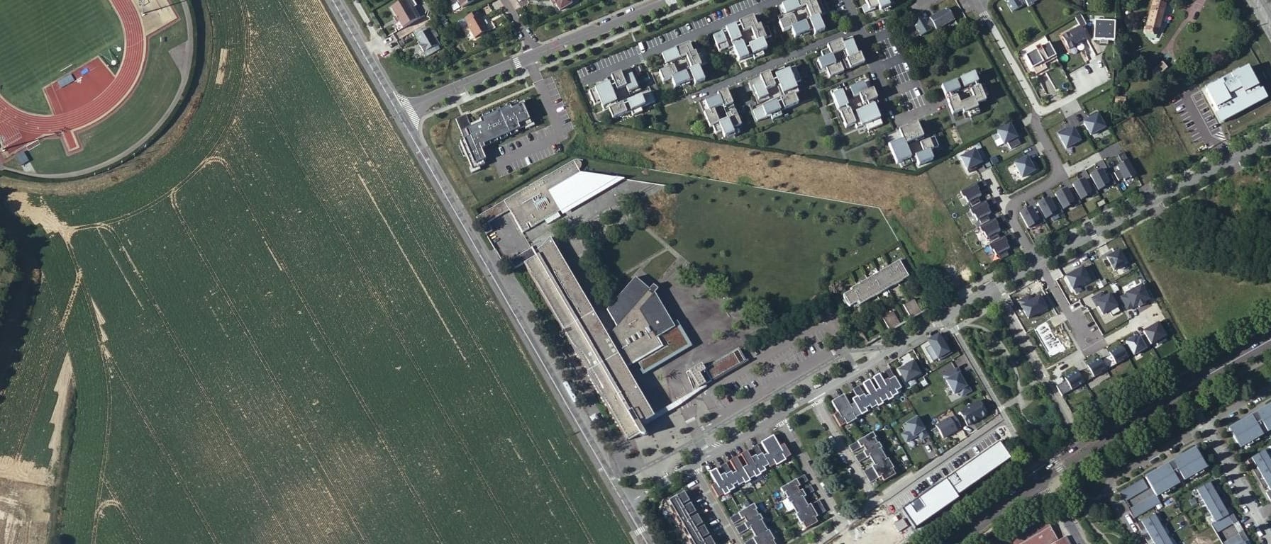 Vue aérienne de Lycée Marc Bloch