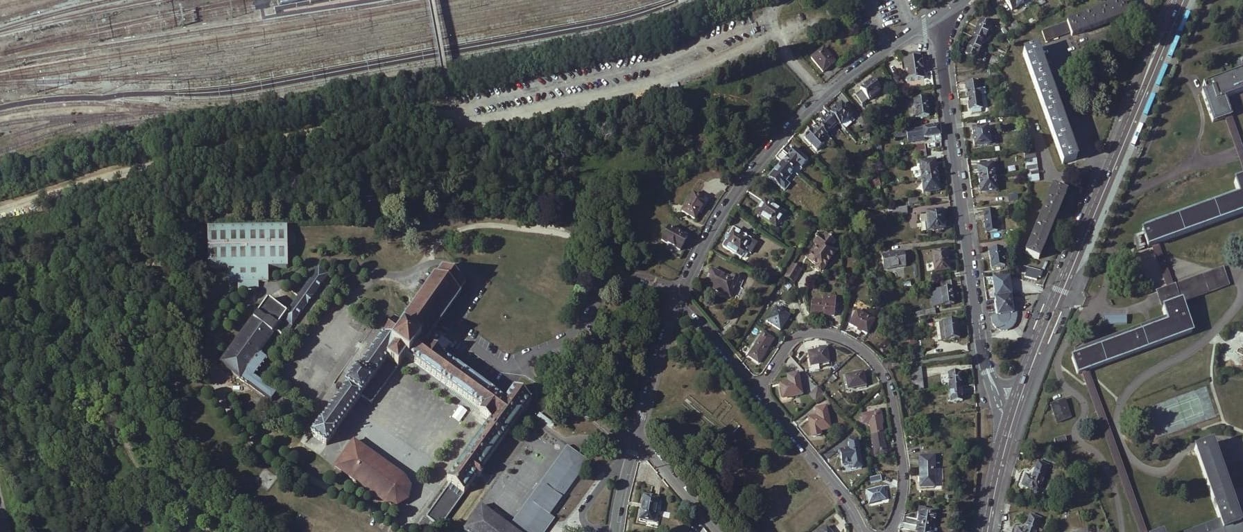 Vue aérienne de CFA Groupe Alternance - Evreux