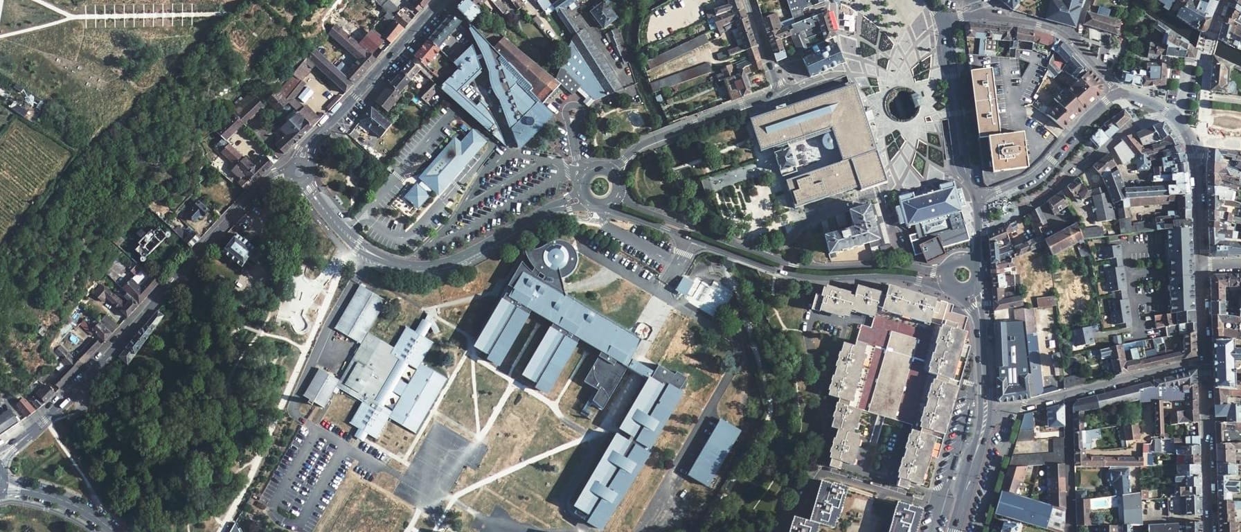 Vue aérienne de Lycée Rotrou