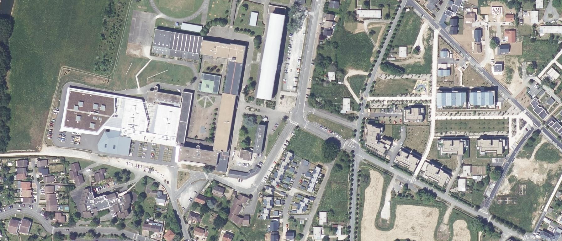 Vue aérienne de Lycée Jehan De Beauce