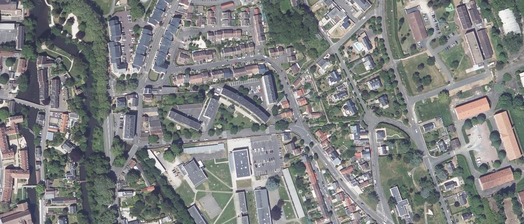 Vue aérienne de Lycée Notre Dame