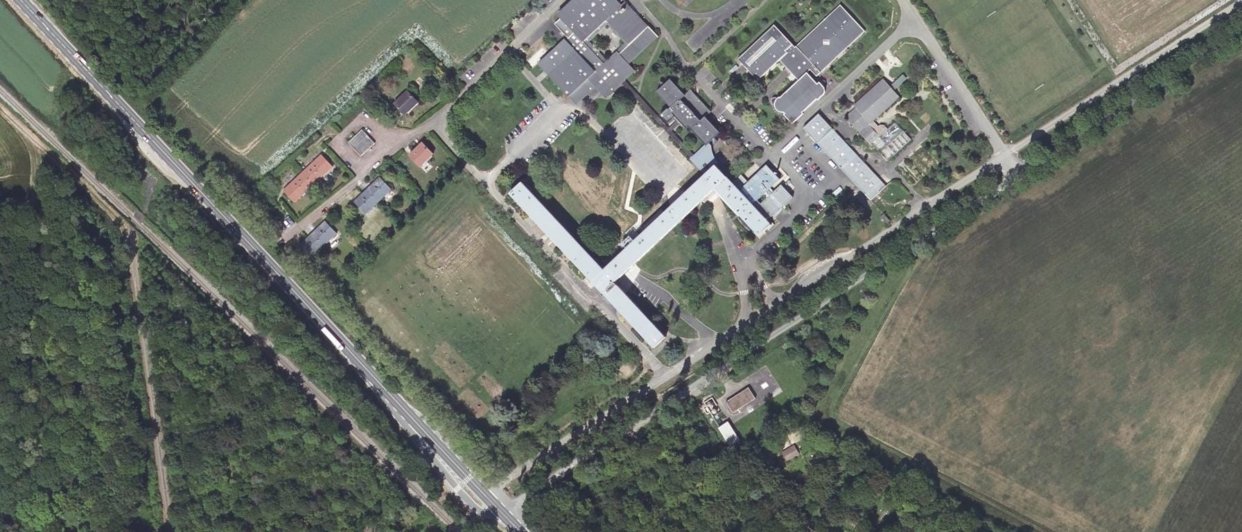 Vue aérienne de Campus Natur'Alim - Lycée Chartres-La Saussaye