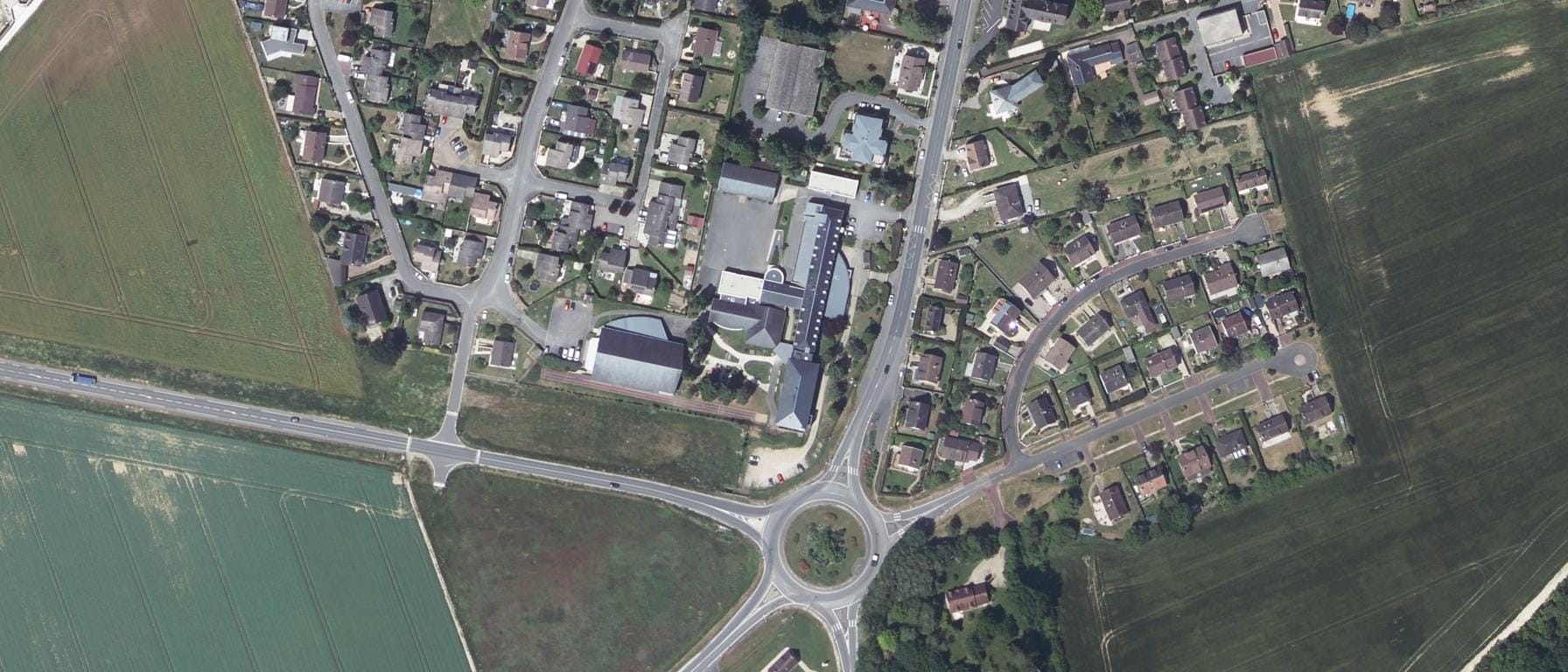 Vue aérienne de Lycée professionnel Agricole Gabriel Bridet