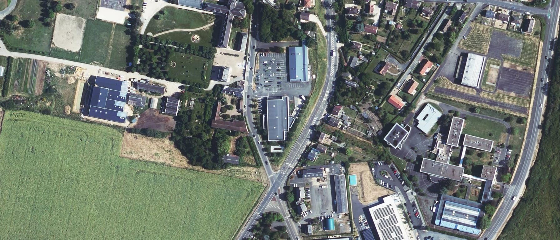 Vue aérienne de Lycée agricole de Nermont - Chateaudun