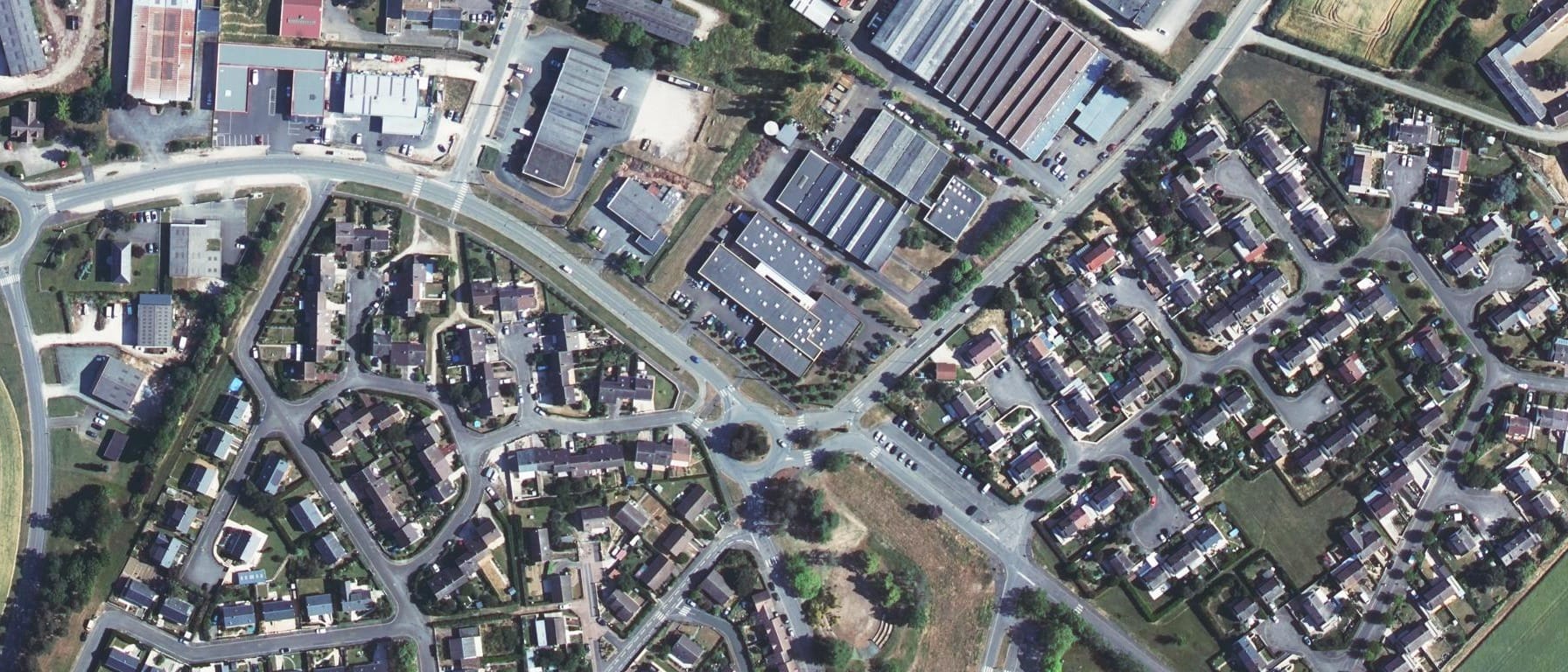Vue aérienne de CTR DE FORMATION D APPRENTIS CFAI ANT. CHATEAUDUN
