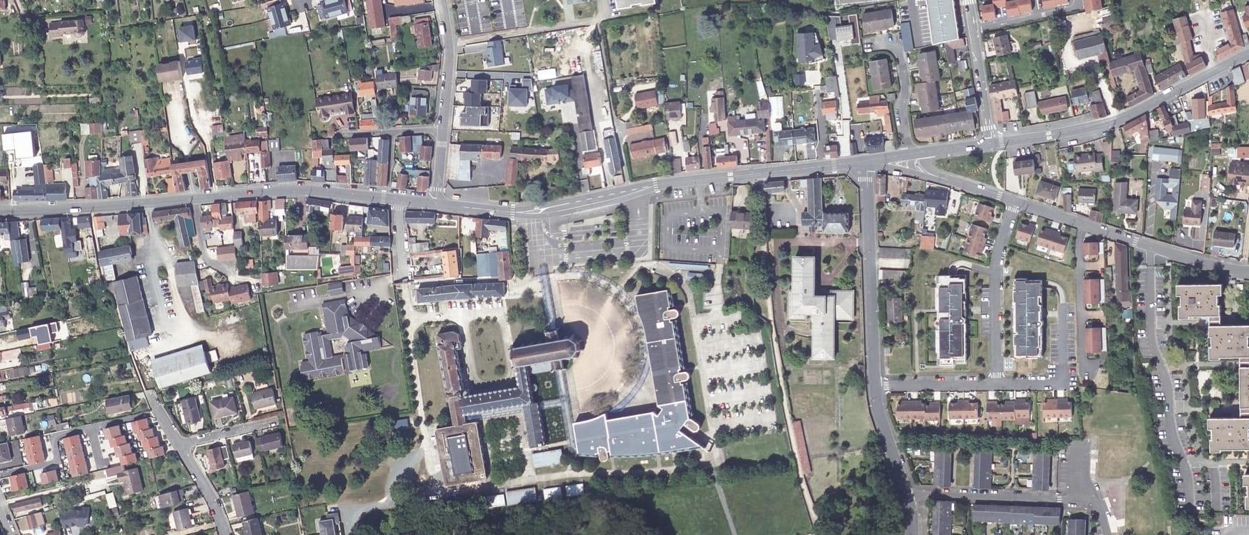 Vue aérienne de Lycée Fulbert