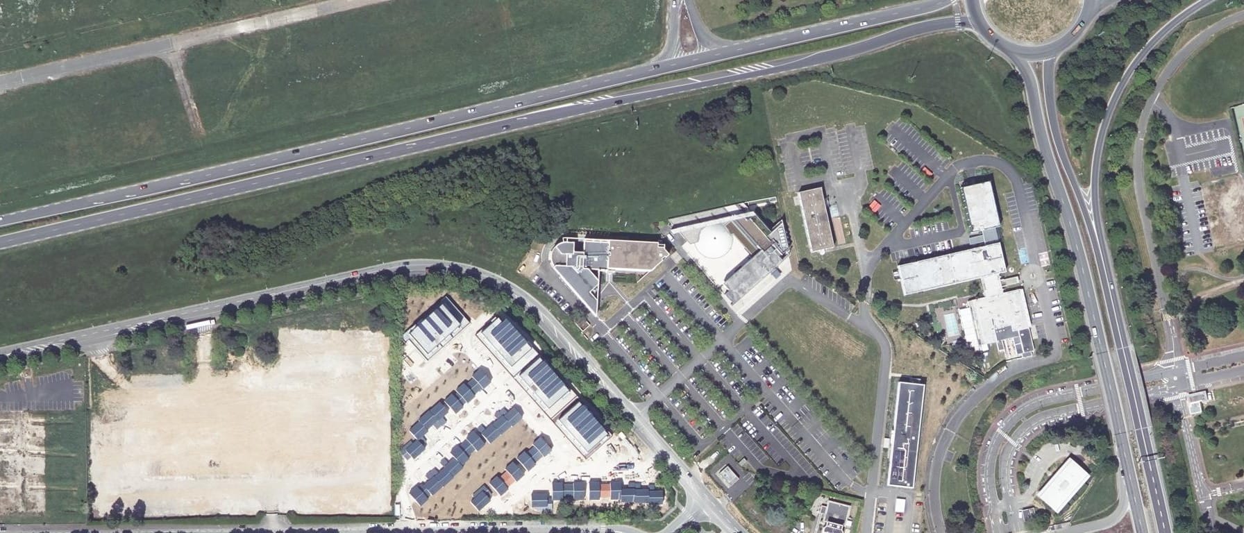 Vue aérienne de CAMPUS-CCI Eure-et-Loir