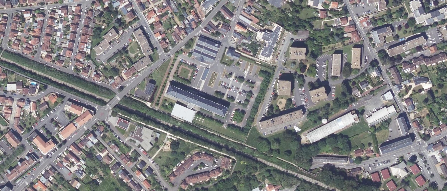 Vue aérienne de CFA ESCC de Chartres