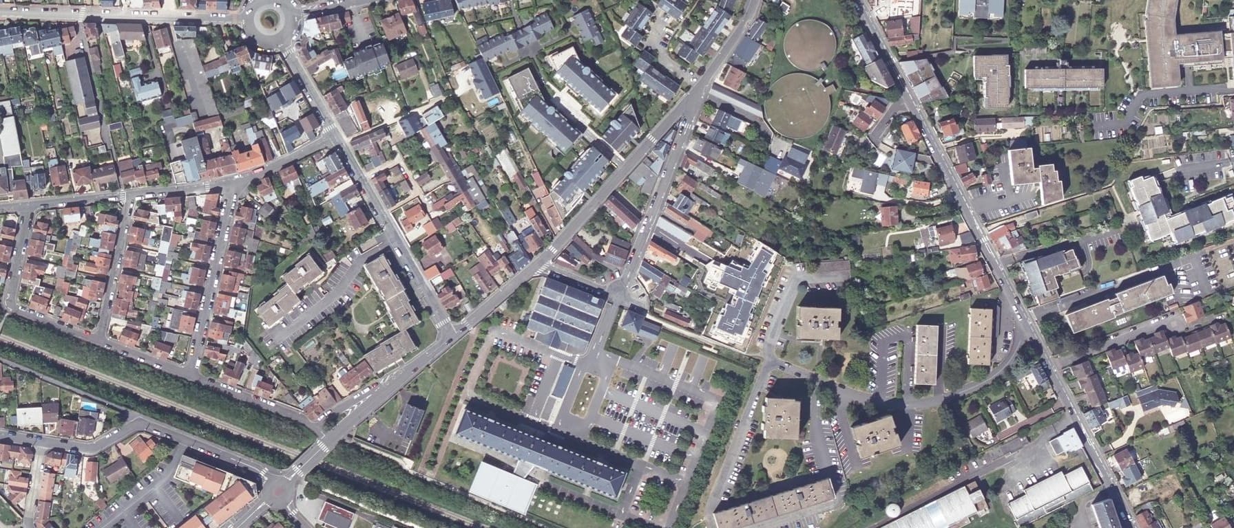Vue aérienne de CFA Pharmacie antenne de CHARTRES / Université de TOURS