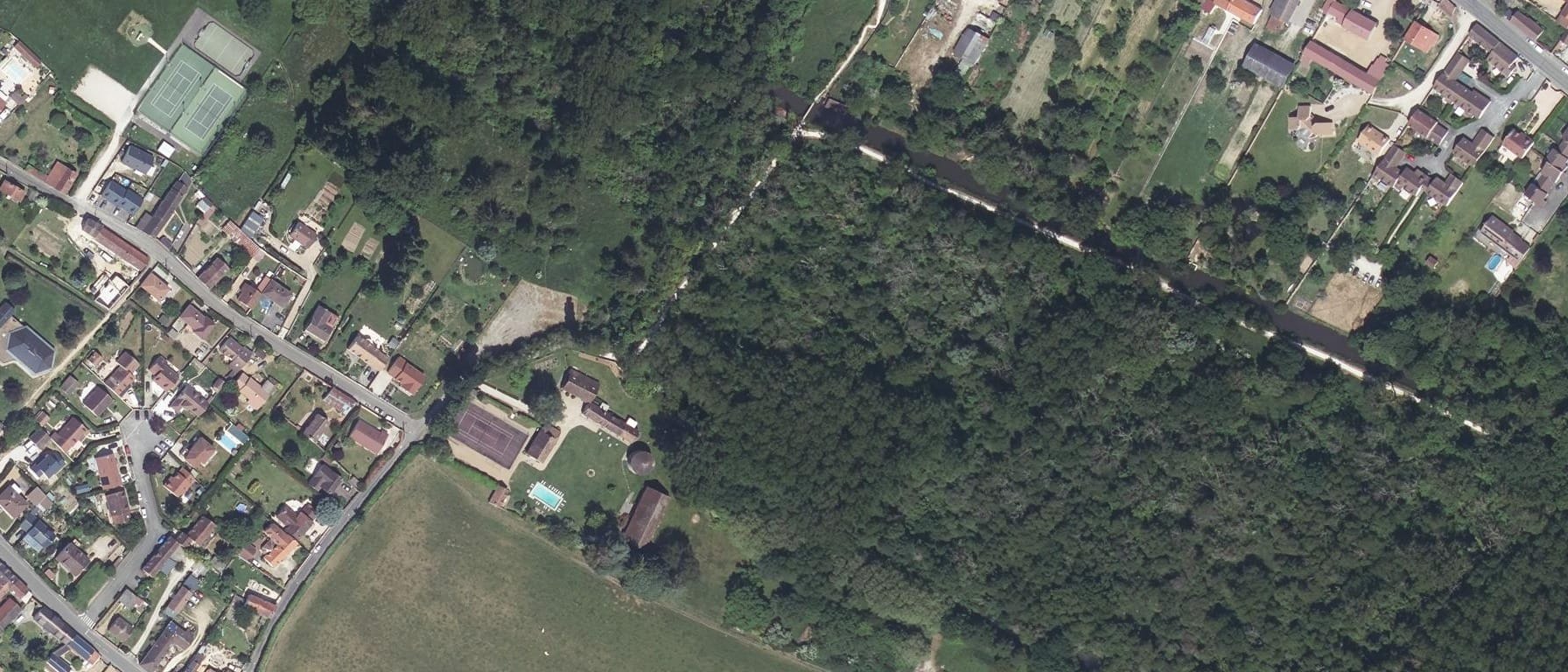 Vue aérienne de Lycée Joséphine Baker