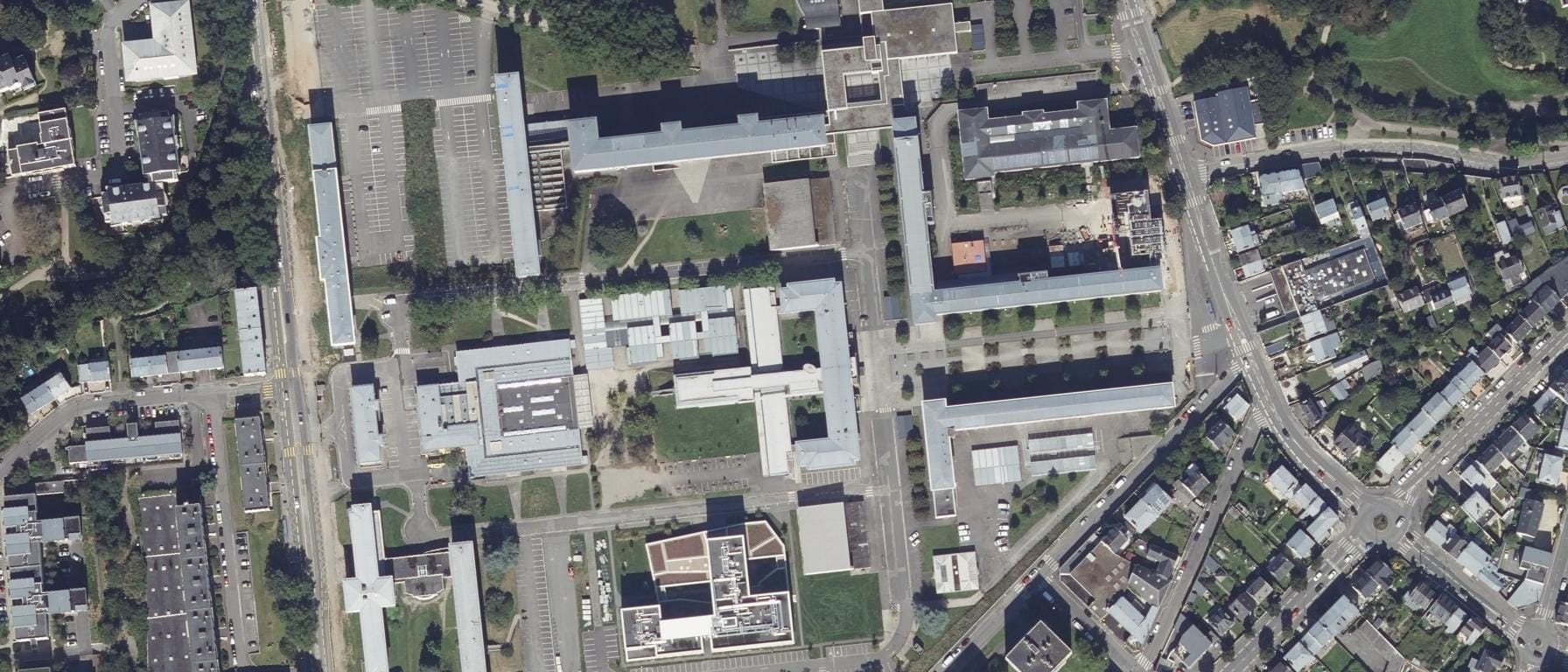 Vue aérienne de Lycée La Pérouse - Kerichen