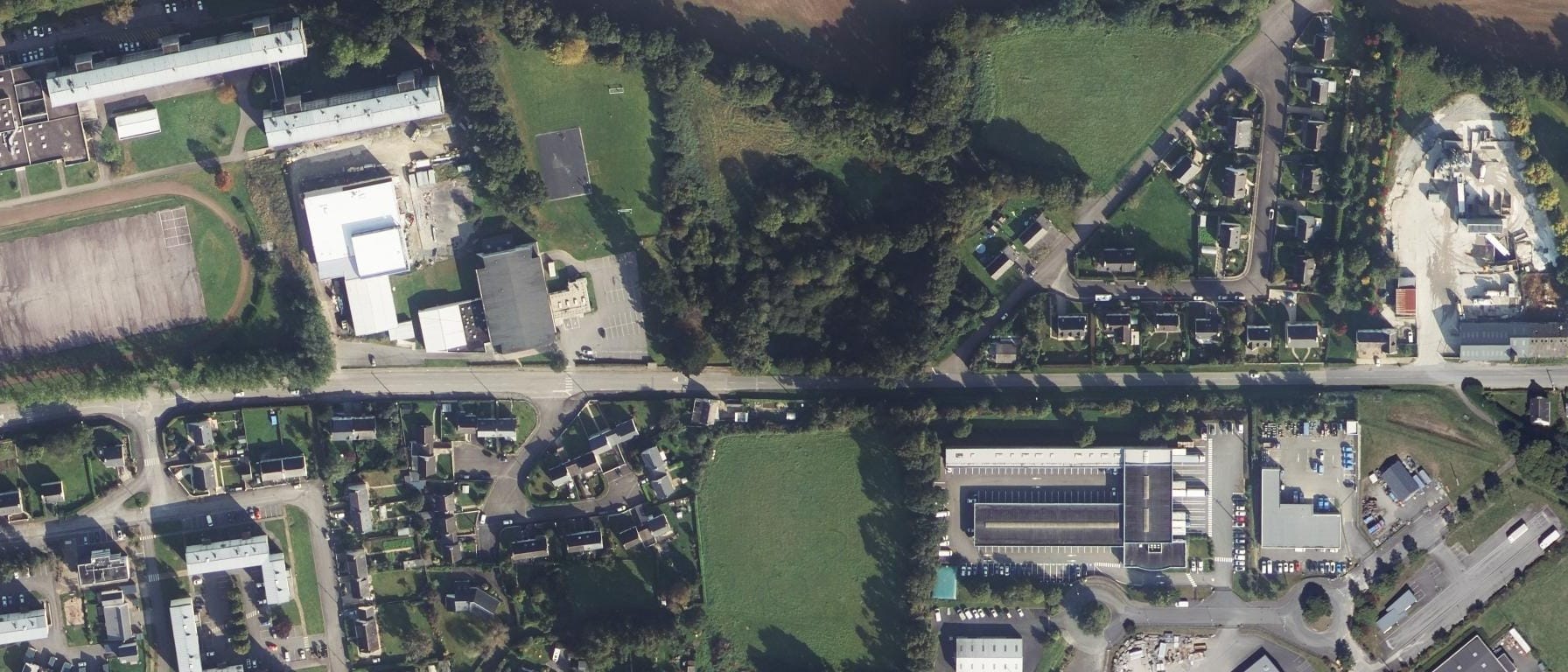 Vue aérienne de Lycée Paul Sérusier