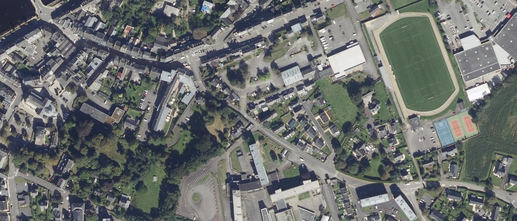 Vue aérienne de Lycée Jean Moulin