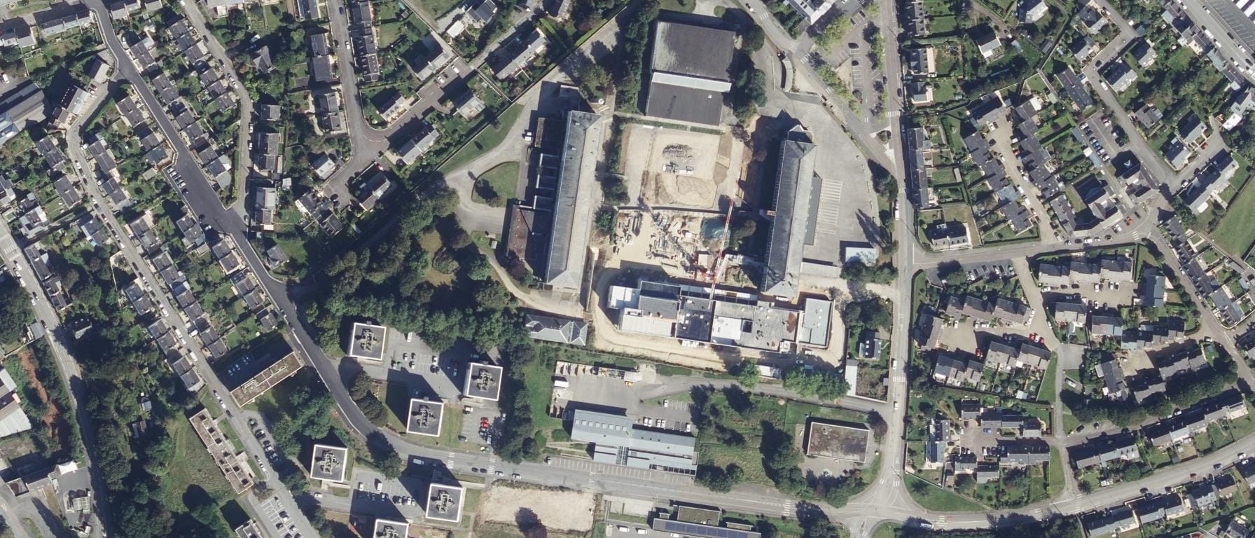 Vue aérienne de Lycée Jean-Marie Le Bris