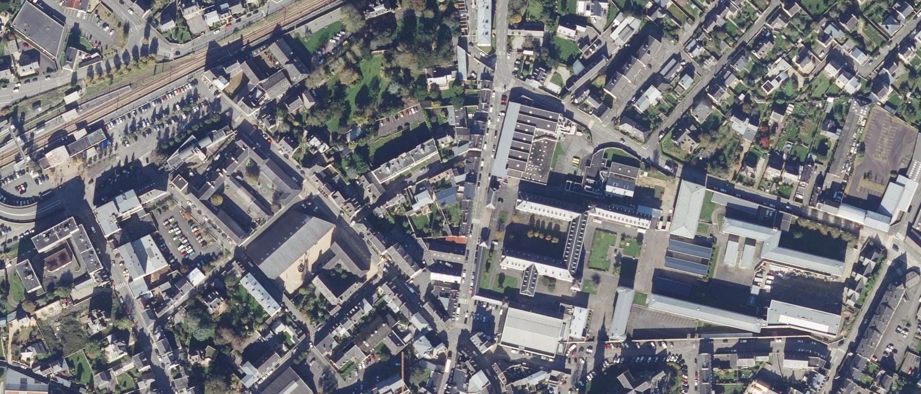 Vue aérienne de Lycée De L'Elorn