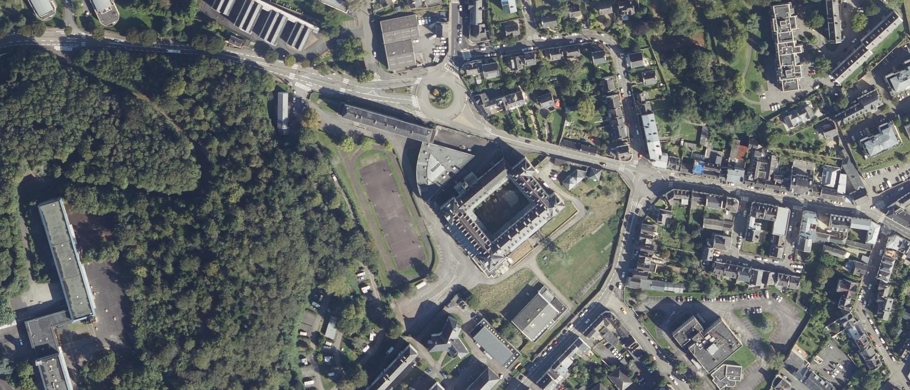 Vue aérienne de Lycée Jean Chaptal