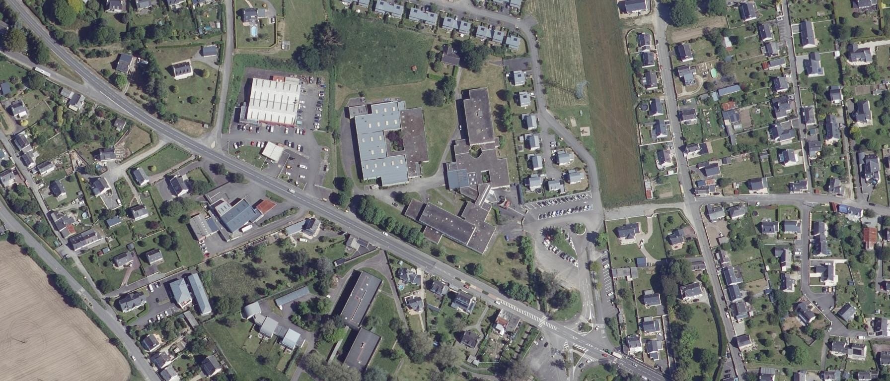 Vue aérienne de Lycée professionnel Roz Glas