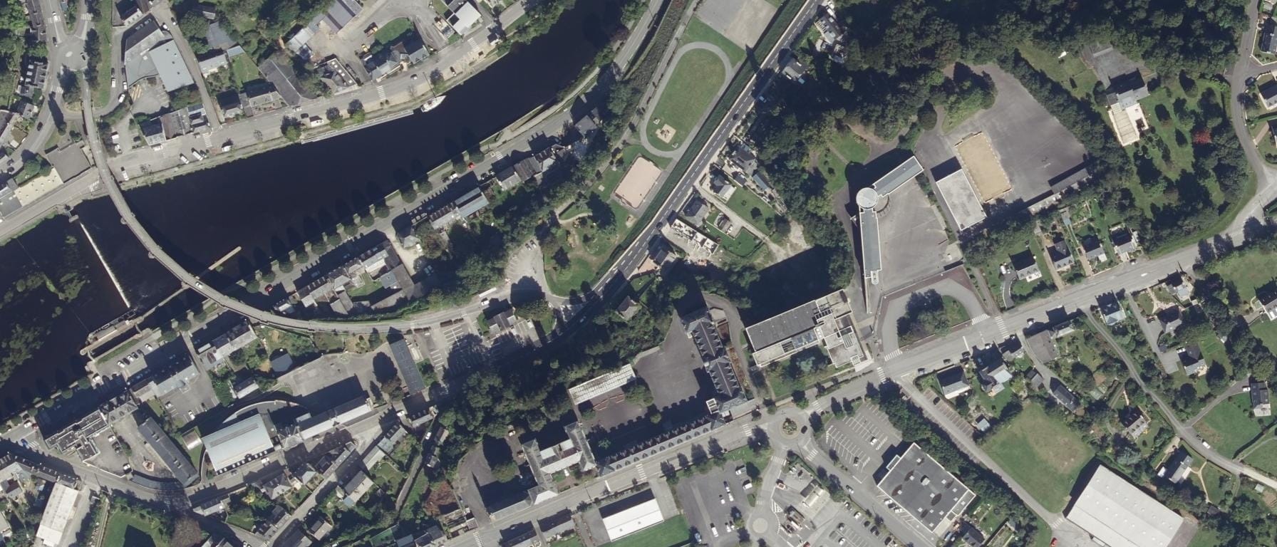 Vue aérienne de Lycée St Louis