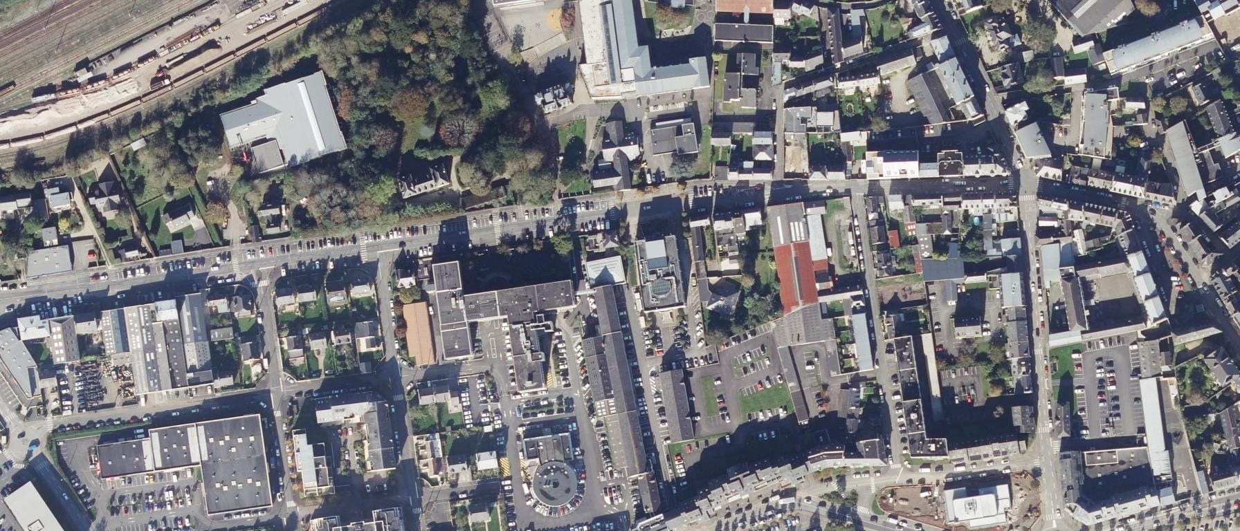 Vue aérienne de Lycée St-Sébastien
