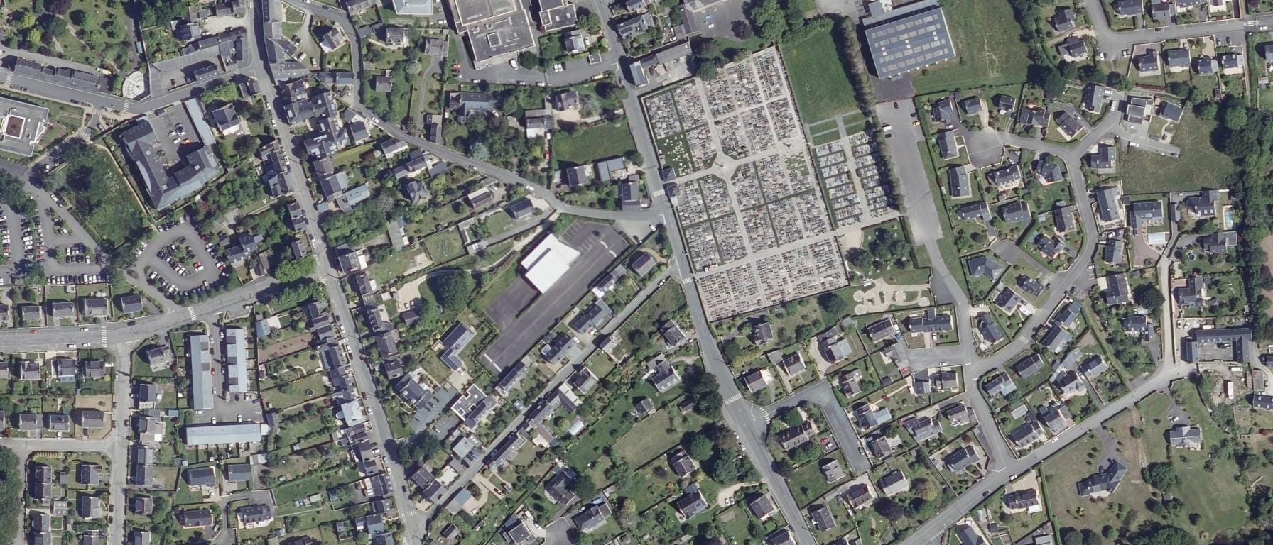 Vue aérienne de Lycée-Collège Saint Gabriel