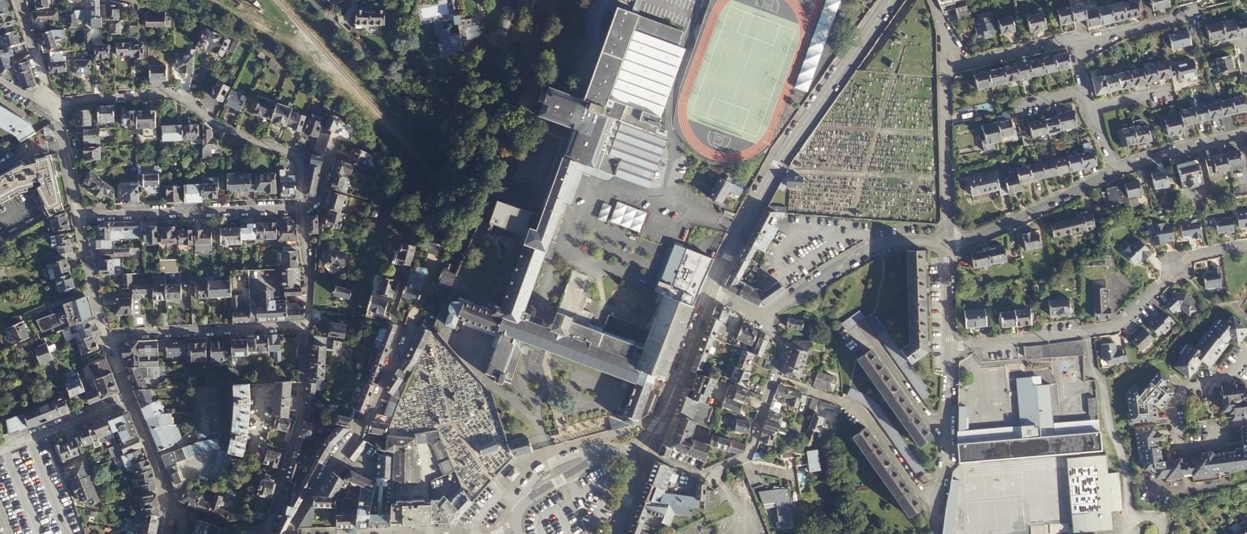 Vue aérienne de Lycée Le Likès