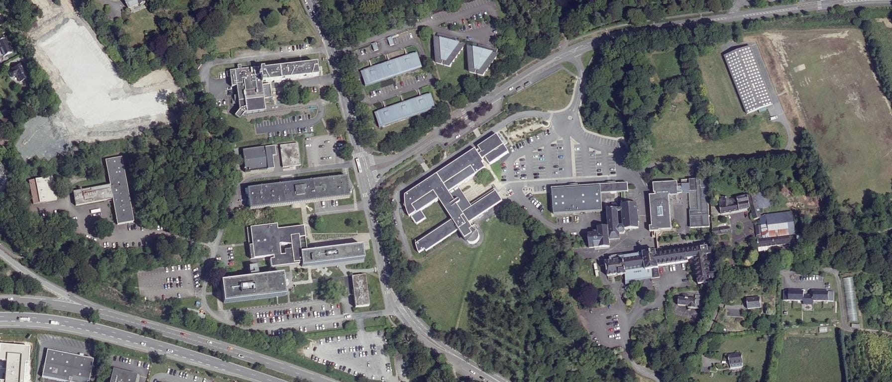 Vue aérienne de Lycée Ste Therese