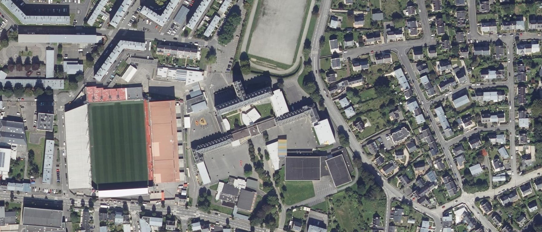 Vue aérienne de Lycée Estran Charles De Foucauld